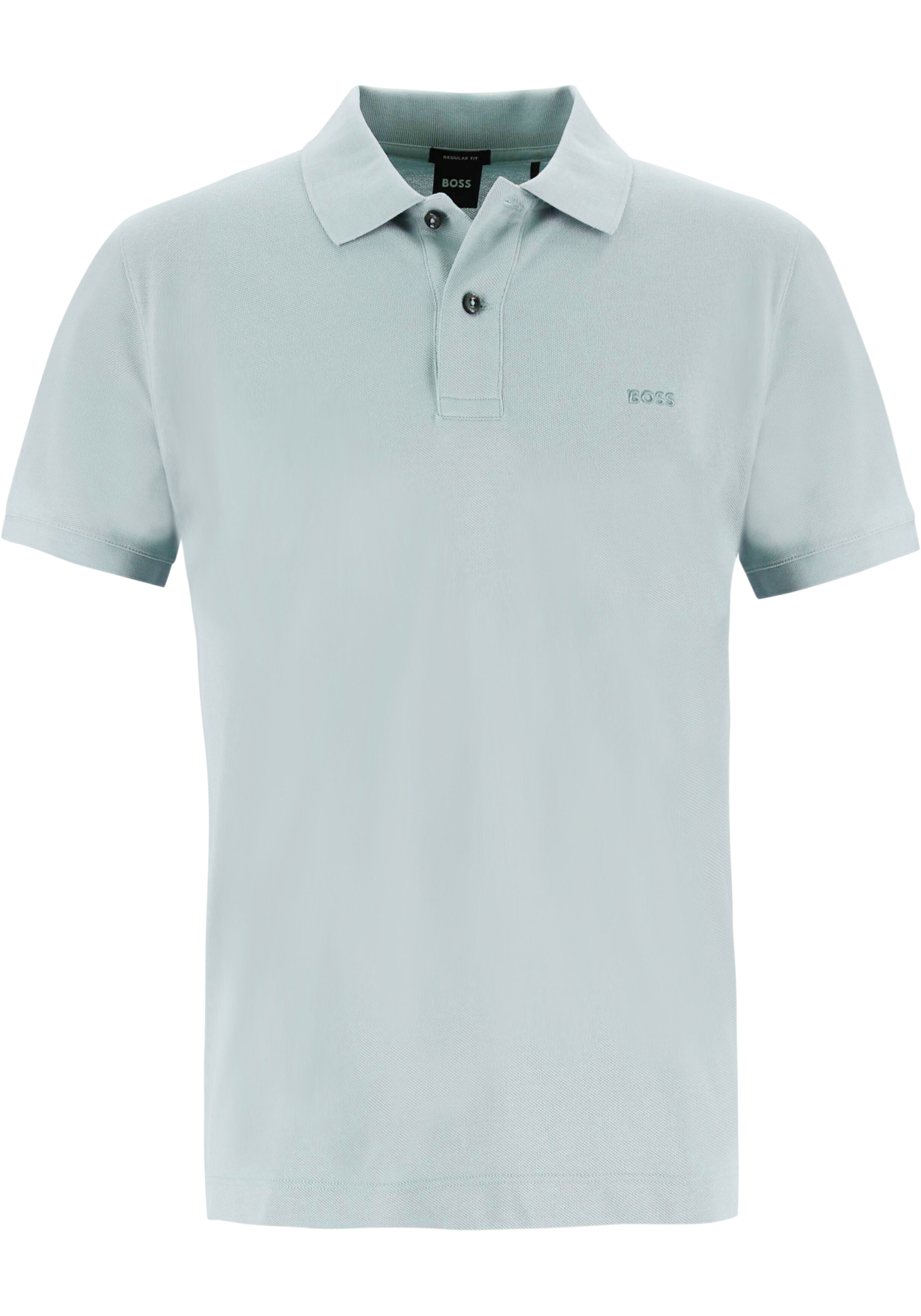 BOSS Pallas regular fit polo, pique, lichtblauw